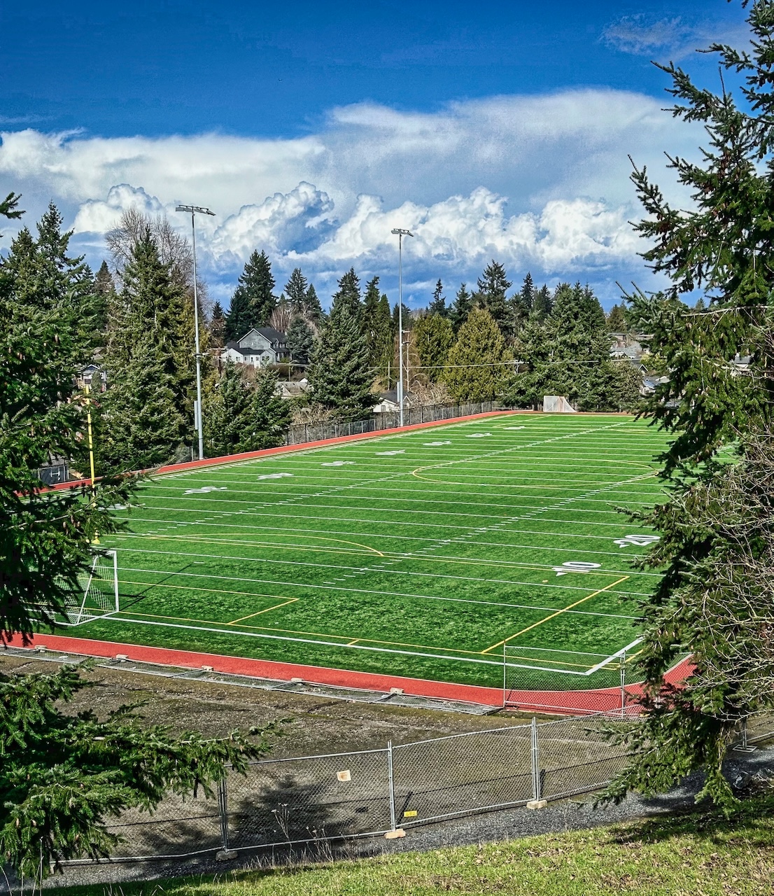 Madison Middle School dedicates new athletic field, track and lighting ...